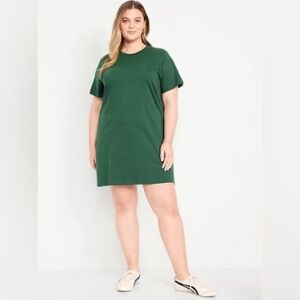 Old Navy Forest Green T-shirt dress XL